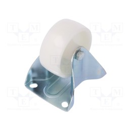 1 pcs x RADER - TPE-POB 80S - Transport wheel, Ø: 80mm, W: 35mm, H: 105mm, rigid, 150kg, polyamide