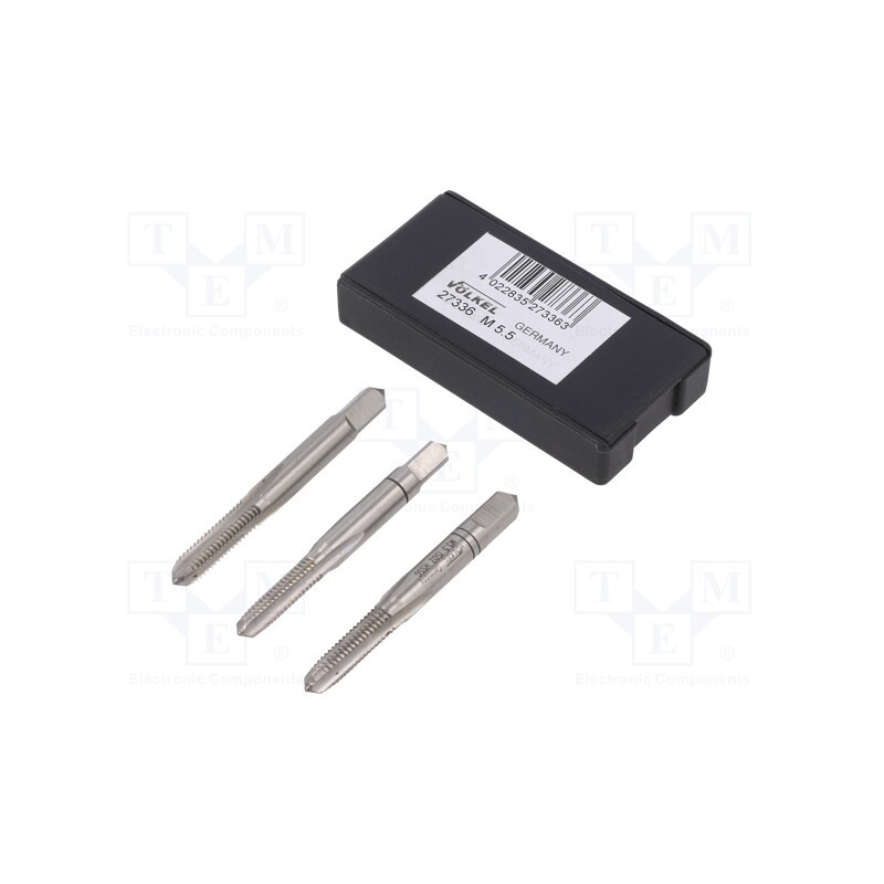 1 set x Vu00d6LKEL - 27336 - Tap, high speed steel grounded HSS-G, M5,5, 0.9, 50mm, 4,9mm