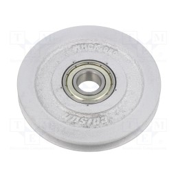 1 pcs x COLSON - WHCK 080 - Wheel, Ø: 80mm, W: 11mm, 250kg, cast iron, Ømount.hole: 15mm