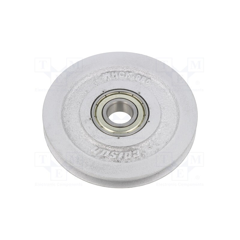 1 pcs x COLSON - WHCK 080 - Wheel, Ø: 80mm, W: 11mm, 250kg, cast iron, Ømount.hole: 15mm