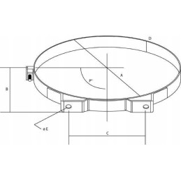 Donaldson P777151 mounting clamp
