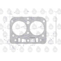 Head gasket 42022090 c 330 original ursus