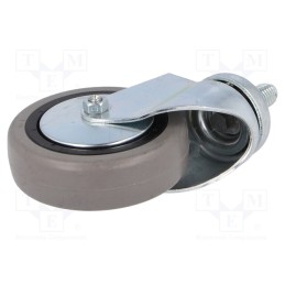 1 pcs x ELESA+GANTER - 452161 - Transport wheel, Ø: 80mm, W: 24mm, H: 104mm, torsional, 550N, RE.C7