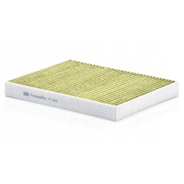 Audi cabin filter with polyphenol and activated carbon