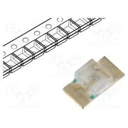 5 pcs x KINGBRIGHT ELECTRONIC - KPTR-3216QBC-D - LED, SMD, 1206, blue, 100mcd, 3.2x1.6x1.05mm, 120°, 3.3÷4V, 20mA