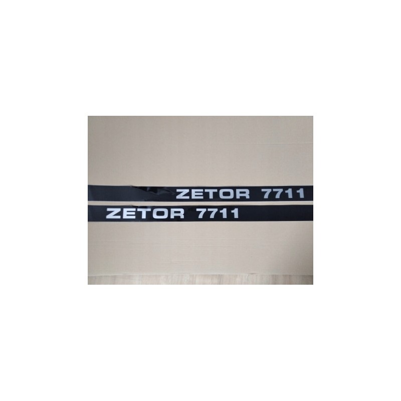 Zetor 7711 hood sticker set