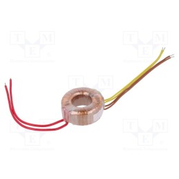 1 pcs x INDEL - TST 10/020 - Transformer: toroidal, 10VA, 230VAC, 24V, 24V, 0.21A, 0.21A, Ø: 57mm