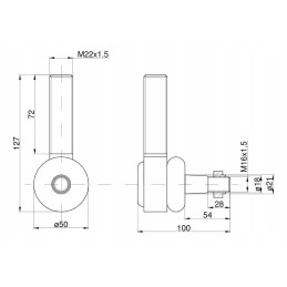 Brake joint 670098 0 claas rm 670098
