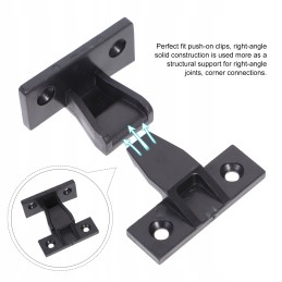 Panel clamps furniture connector limiting 10 pcs