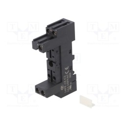 1 pcs x HONGFA RELAY - 14FF-1Z-C2 - Socket, PIN: 5, 10A, 250VAC, on panel,for DIN rail mounting