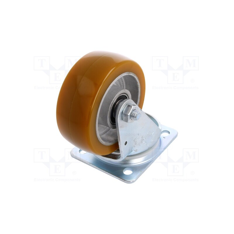 1 pcs x COLSON - JTAU 1002 6150 - Transport wheel, Ø: 100mm, W: 40mm, H: 128mm, torsional, 200kg