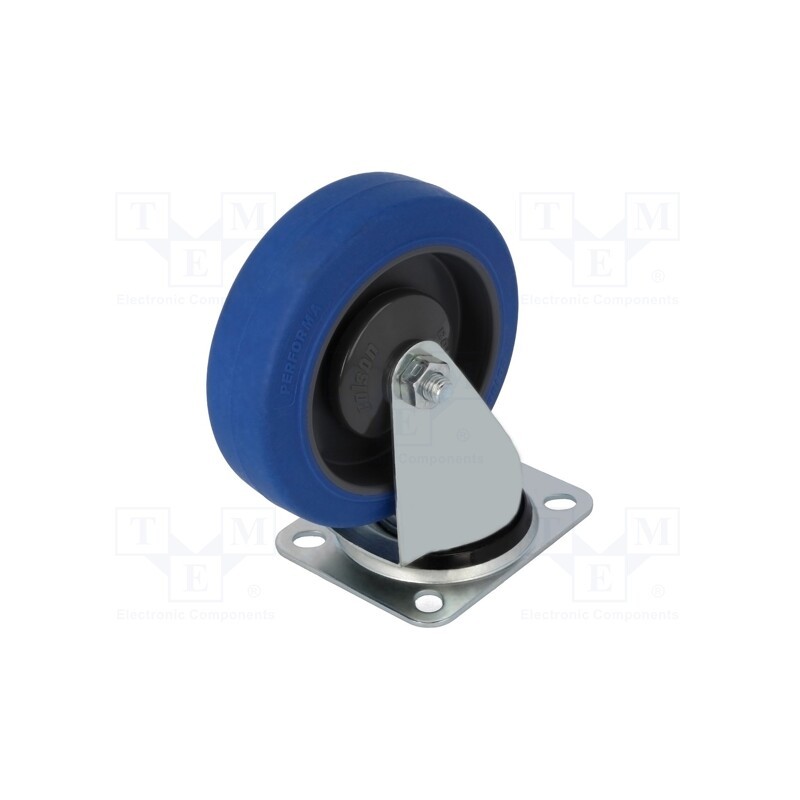 1 pcs x COLSON - JPPR 1251 5100 - Transport wheel, Ø: 125mm, W: 32mm, H: 156mm, torsional, 150kg