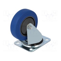 1 pcs x COLSON - JPPR 1001 5100 - Transport wheel, Ø: 100mm, W: 32mm, H: 128mm, torsional, 150kg