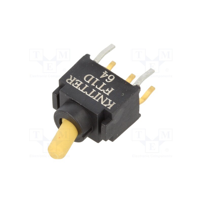1 pcs x KNITTER-SWITCH - FT 1 D - Switch: toggle, Pos: 2, SPDT, ON-ON, 0.15A/28VDC, Leads: flat pin