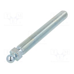 1 pcs x FATH - 098DM20150M - Pin, M20, Plunger mat: steel, Ø: 15mm, Plating: zinc, Spanner: 22mm