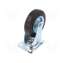 1 pcs x RADER - CKPW-SG 125W - Transport wheel, Ø: 125mm, W: 25mm, H: 152mm, torsional, 100kg, CSG