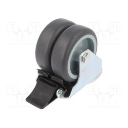 1 pcs x COLSON - BDPE 0755 1000 TWINP - Transport wheel, Ø: 70mm