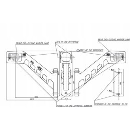 LED front and rear marker lamp 239p right 12 24