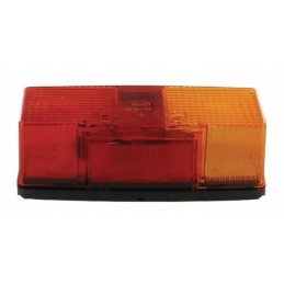 Rectangular combination rear lamp 12 24v