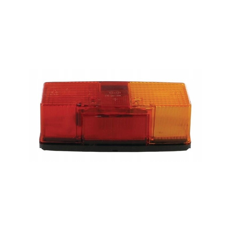 Rectangular combination rear lamp 12 24v