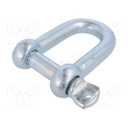 1 pcs x DROMET - SK25 - Dee shackle, steel, for rope, zinc, 25mm