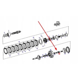 F824100100010 clutch shaft