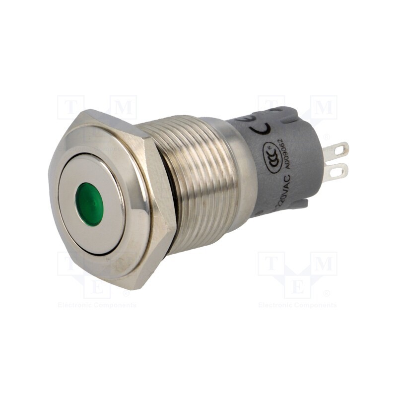 1 pcs x ONPOW - LAS2-GQF-11ZD/G12V/S-P - Switch: vandal resistant, Pos: 2, SPDT, 0.5A/220VAC, 1A/24VDC, IP65