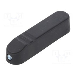 1 pcs x ABB - 1SCA108665R1001 - Knob, OT, black, 72mm