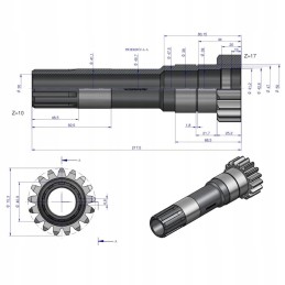Balancing mechanism shaft mf4 original ursus