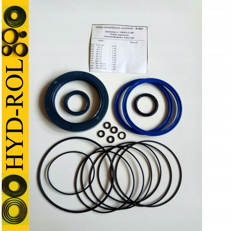 Ursus C 385 K 651 servo seals