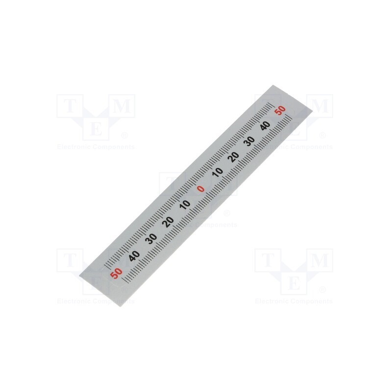1 pcs x ELESA+GANTER - GN 711-KUS-100-W-M - Ruler, figures horizontally arranged,self-adhesive, W: 11mm