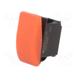 1 pcs x SWITCH COMPONENTS - SRD1-1A-DC-1-RNN - ROCKER, SPST, Pos: 2, OFF-ON, 20A/14VDC, red, IP56, none, Body: black