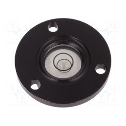 1 pcs x ELESA+GANTER - GN 2277-ALS-30-K-30-B - Spirit level, mounting flange, for inserting, H: 11mm, aluminium