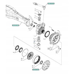 Adjusting washer new holland case 5100789 cnh