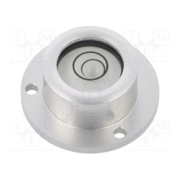 1 pcs x ELESA+GANTER - GN 2277-ALN-25-K-30-A - Spirit level, mounting flange, for bolting surface, H: 10mm