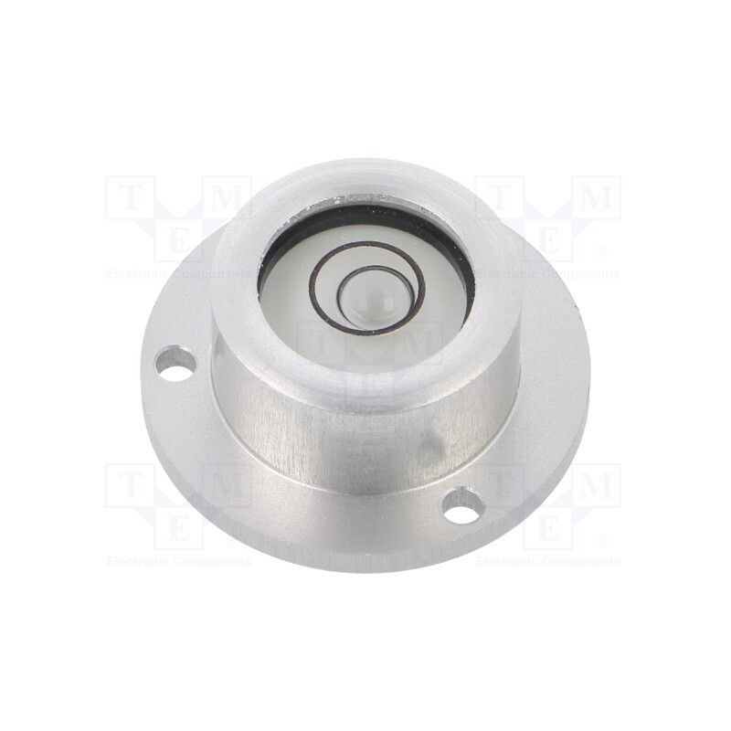1 pcs x ELESA+GANTER - GN 2277-ALN-25-K-30-A - Spirit level, mounting flange, for bolting surface, H: 10mm