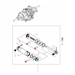 Agco f931860030010 ring set