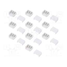 1 pcs x SCHNEIDER ELECTRIC - R9XE310 - Protection cap, Poles: 3, plastic, 10pcs.