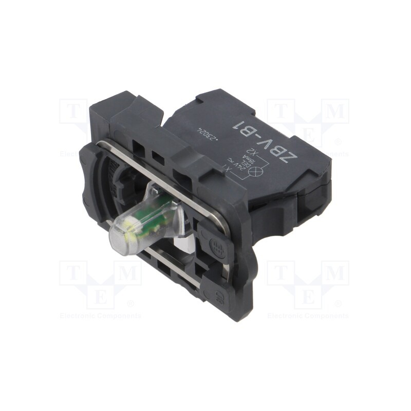1 pcs x SCHNEIDER ELECTRIC - ZB5AVB1 - Illuminating unit, 22mm, Harmony XB5, -25÷70°C, Illumin: LED