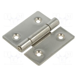 1 pcs x ELESA+GANTER - GN 136-NI-60-60-C - Hinge, Width: 60mm, stainless steel, H: 60mm
