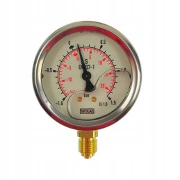 Manometer for measuring vacuum and gas pressure