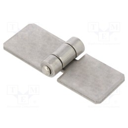 1 pcs x ELESA+GANTER - GN 1362-NI-80-30-A-BL - Hinge, Width: 80mm, stainless steel, H: 30mm