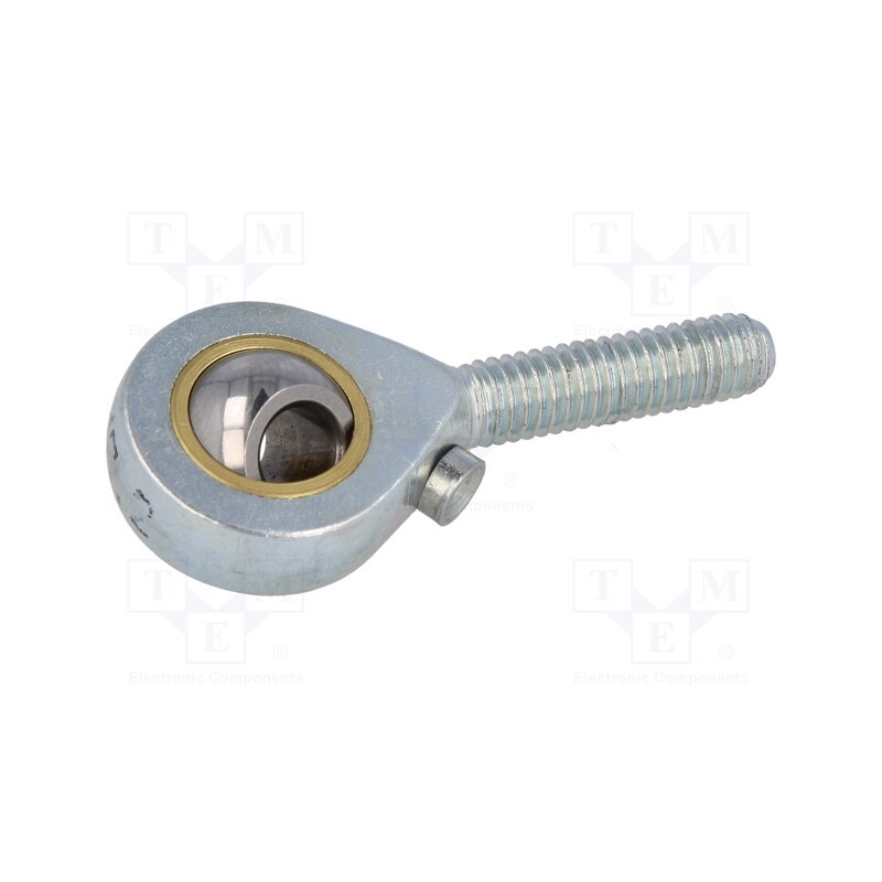 1 pcs x ELESA+GANTER - GN 648.2-6-M6L-N - Ball joint, 6mm, M6, 1, left hand thread,outside, brass,steel