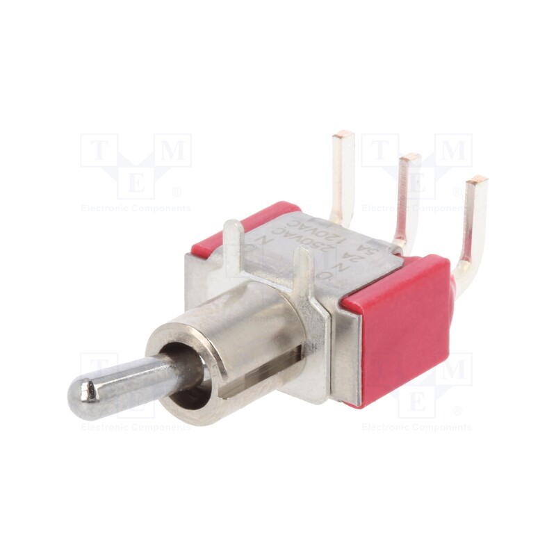 1 pcs x C&K - 7101MD9AQE - Switch: toggle, Pos: 2, SPDT, ON-ON, 5A/120VAC, 5A/28VDC, -30÷85°C