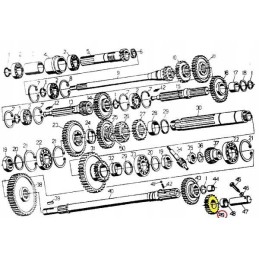 Reverse gear wheel C 330 original Ursus