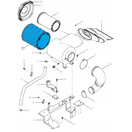 Air filter new holland tg 87338668 87437795