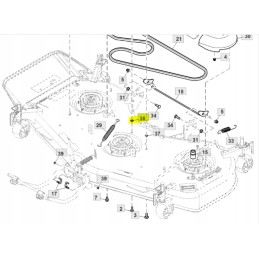 Front gearbox bracket nut jd