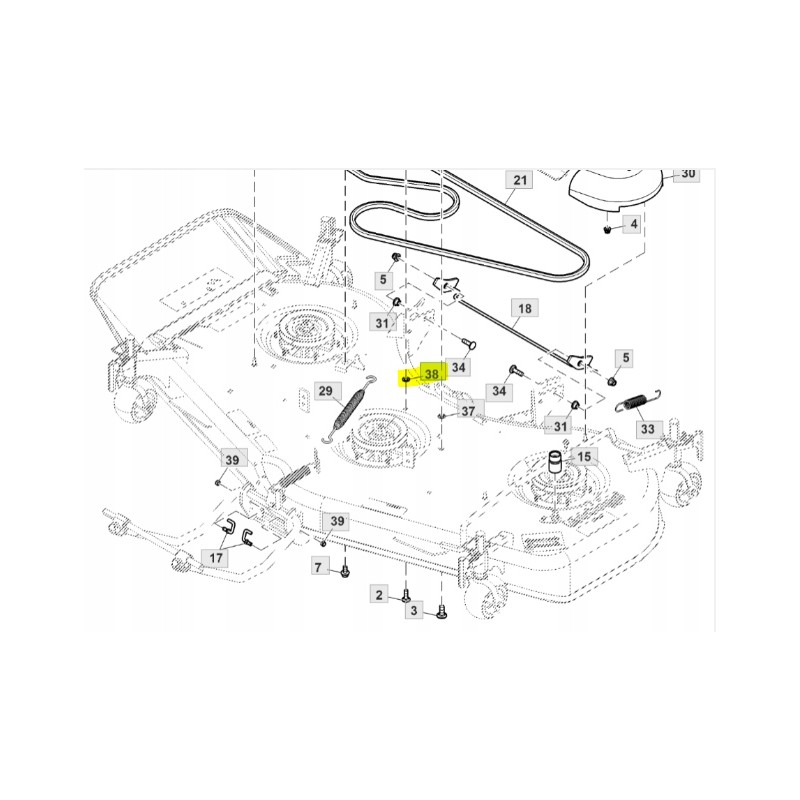 Front gearbox bracket nut jd