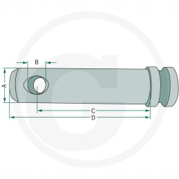 Pin category 1 19x111 mm