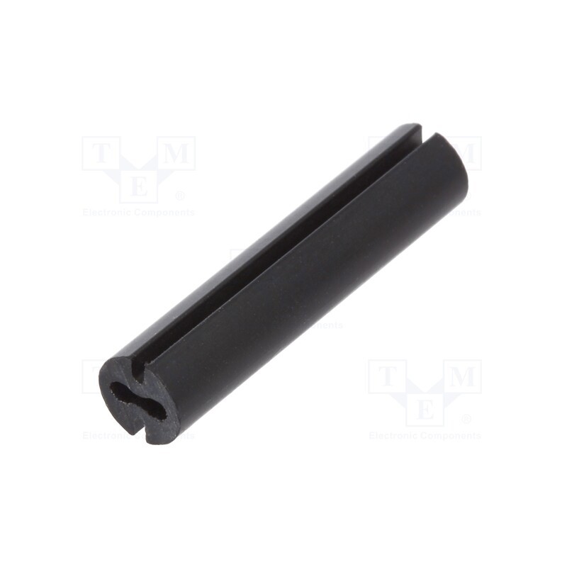 10 pcs x DREMEC - 8GE04V80539 - Spacer sleeve, LED, Øout: 4.8mm, ØLED: 3mm, L: 22mm, black, UL94V-0